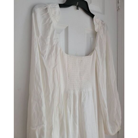 Aritzia Wilfred White Novella Dress 4 - Picture 6 of 11